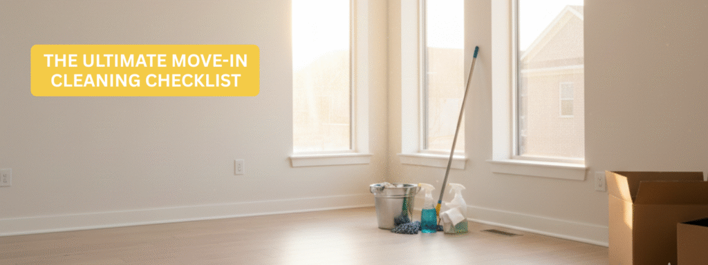Move-In Cleaning Checklist Before Settling Into Your New Home