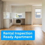 empty clean apartment ready for rental inspection Ottawa with spotless kitchen bathroom and floors