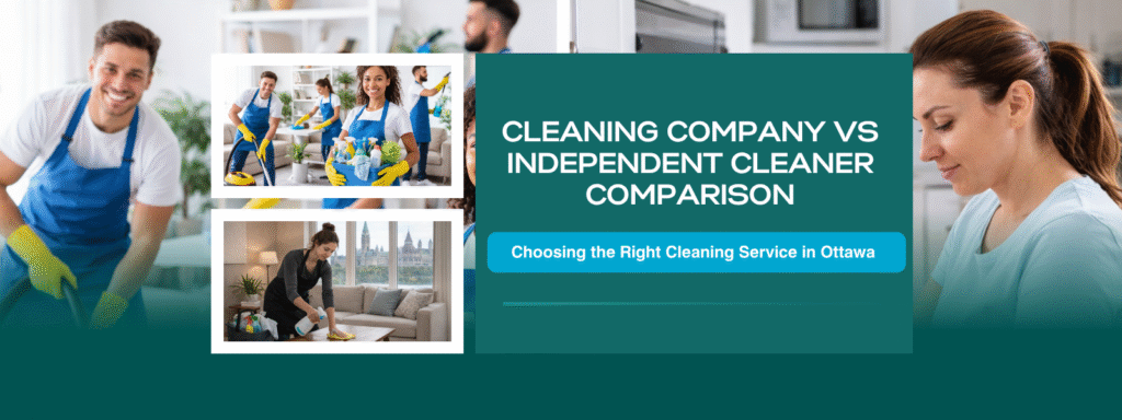 Cleaning Company vs Cleaner: Which Is Better in Ottawa?