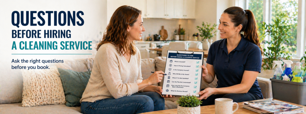 Questions Before Hiring Cleaning Service in Ottawa